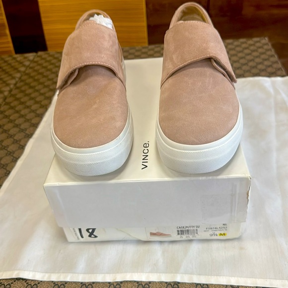 Vince, Pink Slip-On Sneakers - Picture 9 of 9